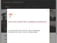 Tablet Screenshot of flaska.hu